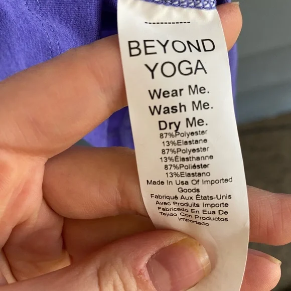 Beyond Yoga Refocus Space Dye Tank Dress Indigo Size Small NWT - Picture 4 of 4